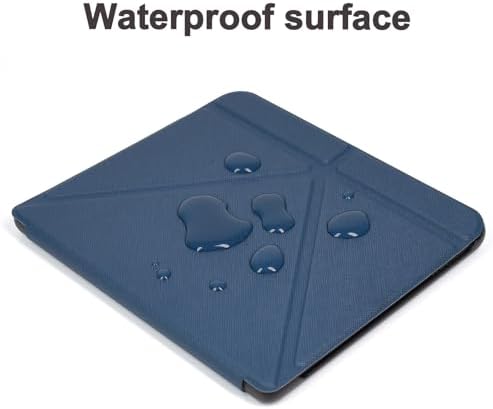 Tenano Case for 7" Kobo Libra Colour (Model: N428, 2024 Release), Foldable Cover with Auto Sleep/Wake, Blue - 5