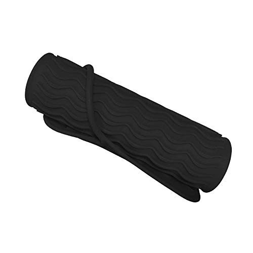 Tapete de viaje anti-calor de silicona negro miniatura 5