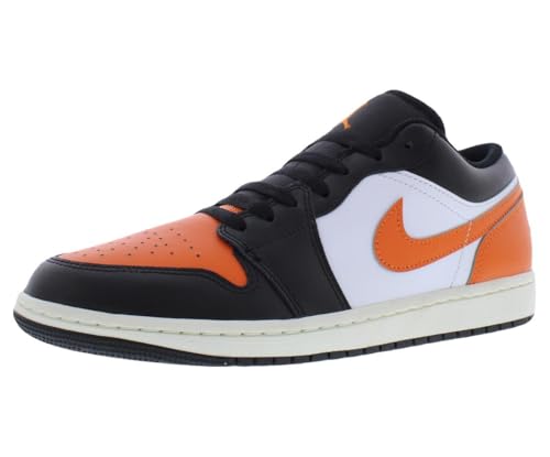 AIR JORDAN 1 LOW 'BLACK/STARFISH-WHITE-SAIL'