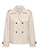 ONLY Onlhannah Short Trenchcoat Otw Trench, Humus, M Donna