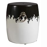 Decorative Garden Stool, Round Ceramic Garden Stool, Decorative Side Table Garden Stool for Garden, Patio, Lawn, Indoor and Outdoor Home