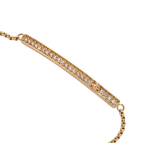 Image of Alex and Ani Pave Bolo Birthstone Bracelet - Stainless Steel Gold /Silver, Perfect for Stacking, Adjustable Birthstone Bracelet for Women, Ideal Gift Jewelry