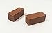 Outland Models Train Railway Accessories 20ft Freight Container Brown x2 N Scale