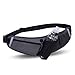 Labewin Gürteltasche mit Wasserflaschenhalter wasserdichte Gürteltasche Radfahren Verstellbar Laufgürtel Jogginggürtel Hundespaziergang Tasche für Camping Klettern Wandern Outdoor(Schwarzgrau)