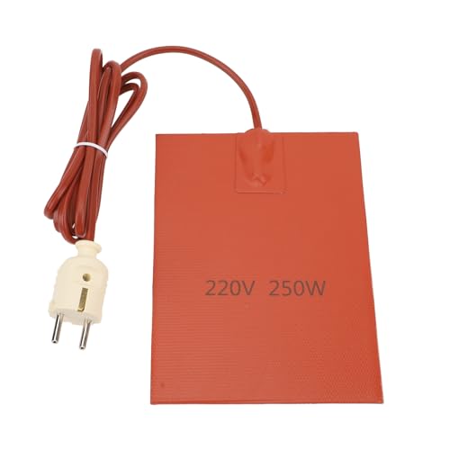 200 ℃ Schnelle Silikon-Heizmatte 150 X 200 Mm, Dünn, Flexibel, Einfach zu Verwenden für Industrieanlagen-Rohrleitungen, EU-Stecker 220 V