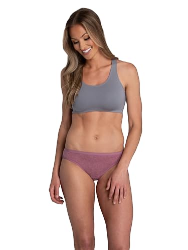Fruit Of The Loom womens Fit for Me Women's Microfiber Briefs, 6 Pack Underwear (pack of 6)
