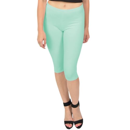 Image of STRETCH IS COMFORT Women's Ultra Buttery Smooth Cotton Leggings, Knee Length Leggings or Shorts | Small to 5X