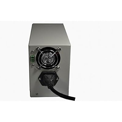 ELEOPTION 220V (0-400V) Adjustable DC Power Supply Programmable LCD Display Power Supply 0-1A
