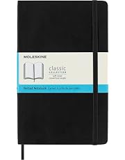 Moleskine Classic Dotted Paper Notebook, Soft Cover and Elastic Closure Journal, Color Black, Size Large 13 x 21 A5- 192 Pages