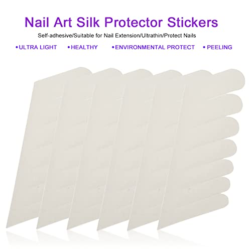 Nail Wrap, Nail Protector Stickers, Adhesive Silk Nail Wrap Reinforce Nail Protector Stickers Uv Gel Nail Tool #TOP5