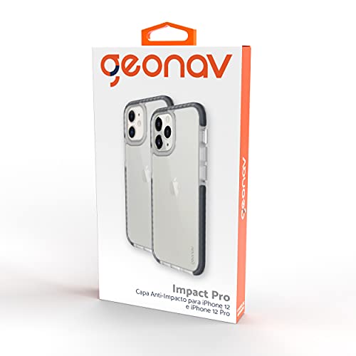 Capa protetora Impact Pro iPhone 12 e iPhone 12 Pro, TPU flexível nas extremidades e ajuda na absorç