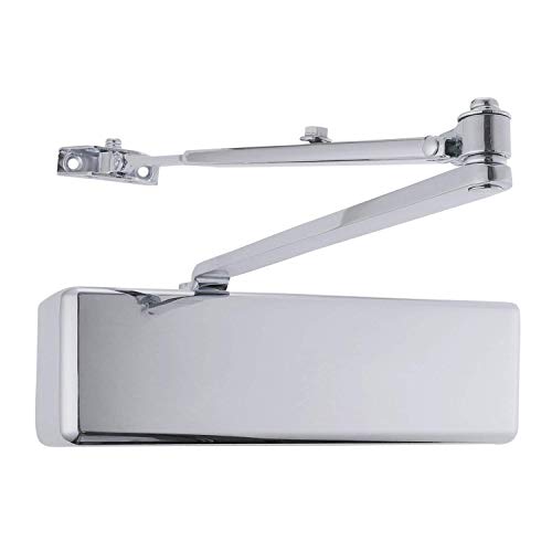 Lawrence Extra Heavy Duty Door Closer Commercial Grade 1 - Adjustable 6-Speed Delayed-Action Door Control with 3 Pistons – Flexible Installation with Included Hardware - Lawrence Hardware LH8016