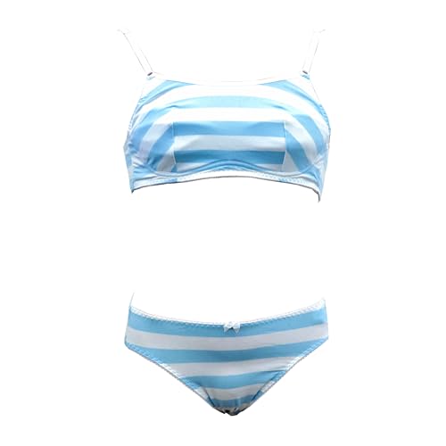 [サンセイ] メンズ制服ブラset 太ボーダー サックス Mのサムネイル