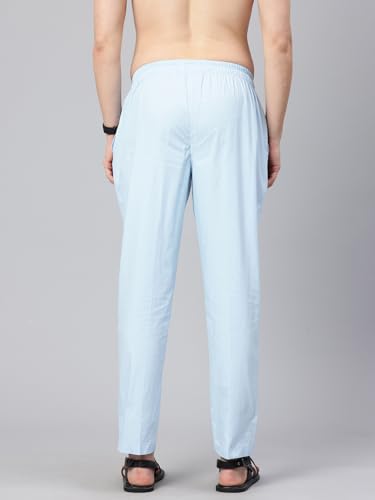 Image of Majestic Man Men's Regular Fit Mid Rise Casual Style Pure Cotton Pyjama Bottom