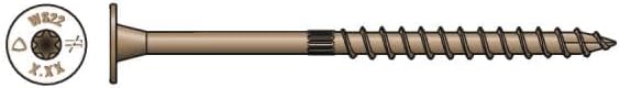Simpson Strong-Tie SDWS22400DB-RC12 4" x .220 Exterior Timber Screws, Double Barrier, 12-Pack - Structural Multi-Ply Fastening