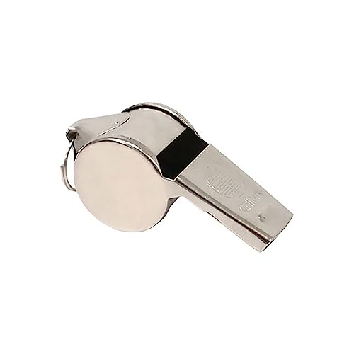 Lot 12 sifflets métalliques avec cordons pour arbitrage et sport