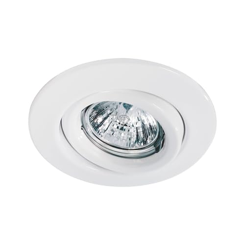 Preisvergleich Produktbild Paulmann 98971 Einbauleuchte Quality schwenkbar rund 110mm 20° GU5,3 max. 50W 12V dimmbar Weiß