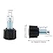 DGZZI 2PCS Fitness Equipment Spring Knob Pop Pin M16 Plum Pull Pin Adjusting Pin Knob Suitable for Exercise Bike and Fitness Equipment
