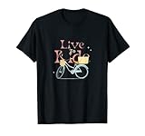 Idea de regalo para amantes de la bicicleta de Live to Ride Cycle Camiseta
