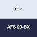 TCM AFS 20-BX NBR (Buna Rubber)/Carbon Steel Oil Seal, RB Type, 0.787" x 1.378" x 0.158"