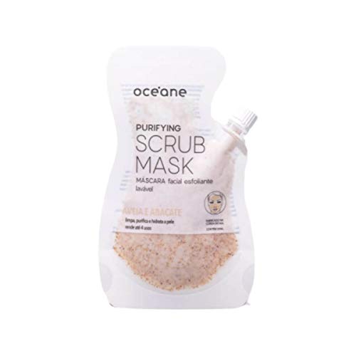 Océane Máscara Facial Esfoliante de Aveia e Abacate - Purifying S...