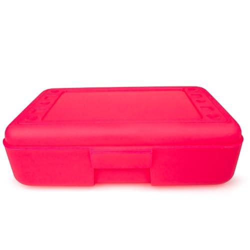 Image of Craft County Solid Color Pencil Box - Store All Your Art Supplies in 1 Convenient Location - 12 Vibrant Colors to Choose From