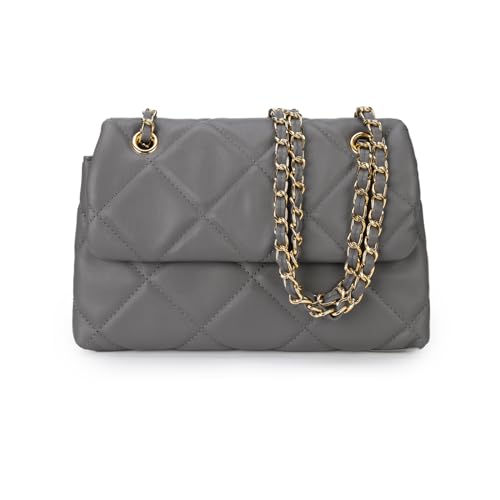 Image of Gladdon Quilted Crossbody Purses for Women Small Ladies Shoulder Bags with Chain Trendy Clutch Purse Cute Designer Bag