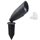 Cheopha Landscape Lighting Spotlight Low Voltage 12V Outdoor Lights Waterproof Solid Aluminum Upligh