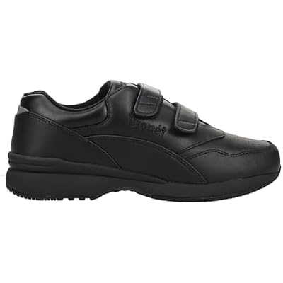 Propet Womens Tour Walker Strap Walking Walking Sneakers Shoes - Black