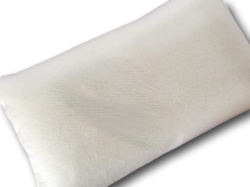 Reisekissen, Nackenkissen, Viscokissen mit Baumwolle Bezug 40x25x12 cm