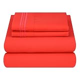 Mezzati Ultra Soft and Lightweight Bed Sheet Set - Brushed Microfiber Bedding for a Comfortable Nigh