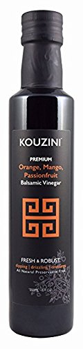 Kouzini Ultra Premium Orange, Mango, Passionfruit Balsamic Vinegar (250ML Bottle)