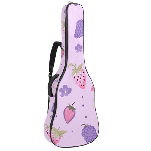 Sac pour guitare acoustique étanche contre l'humidité avec poches de rangement