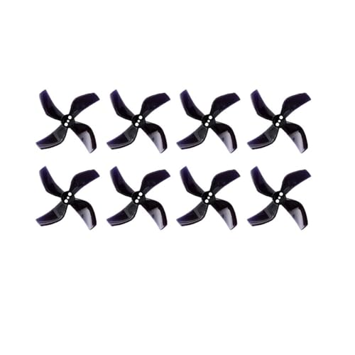 Hélice PC renforcée de 50.3mm à 4 pales noires pour système de propulsion de vol de drone