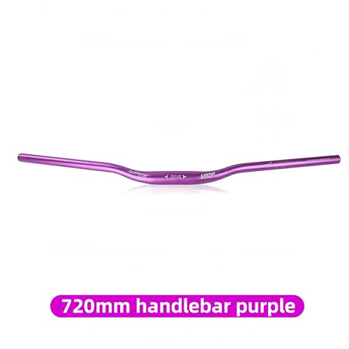 Guidon VTT violet extra long TRKIMAL pour maîtriser la descente