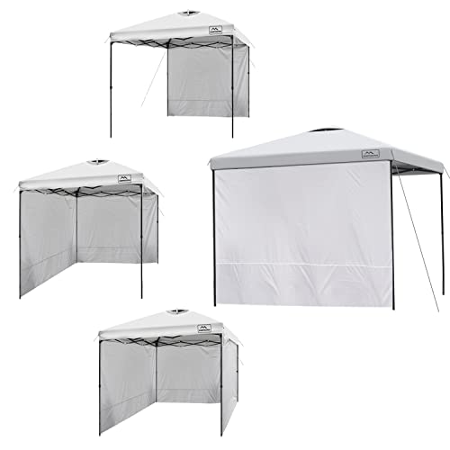 Kampkeeper Instant 10X10 Canopy Sidewalls With Zipper For Pop Up Canopy Frame, 3Pack Sunwalls Fit 10' Outdoor Canopies With Straight Leg(Khaki) #TOP7