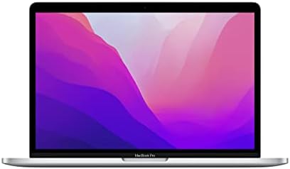 Apple Laptop MacBook Pro 2022: Czip M2, Wyświetlacz Retina 13 cali, 8GB Pamięci RAM, 512 GB Pamięci Masowej SSD, Touch Bar, Podświetlana Klawiatura, Kamera FaceTime HD. Srebrny