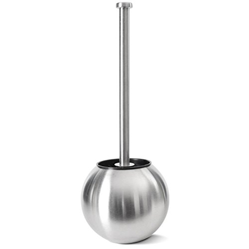 Toilettree Modern Deluxe Freestanding Bathroom Cleaning Tools (Stainless Steel, Toilet Brush 2 Pack) #TOP2
