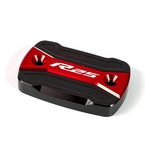 Tapa depósito líquido frenos trasero delantero moto YZFR25 2015-2021 accesorio cilíndrico FBC Red