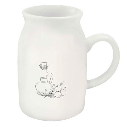 Azeeda 300ml 'Olive Oil' Ceramic Milk Jug (MJ00013235)