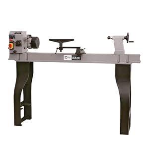 SIP 14" x 43" Swivel Head Wood Lathe 750W Variable Speed 500-2000RPM Wood Lathe Machine