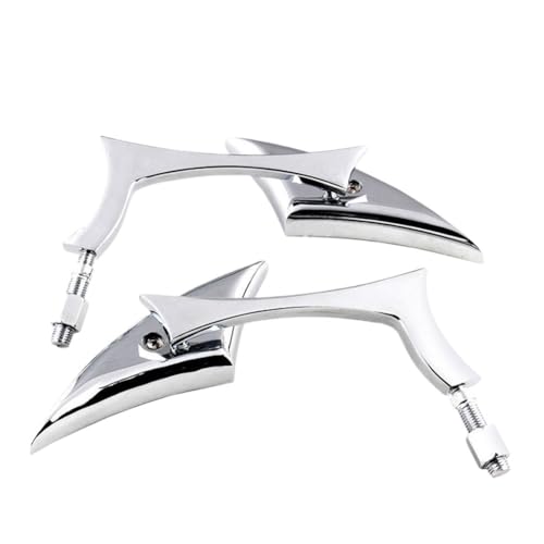 Rétroviseurs universels moto en aluminium miroir antireflet 8mm et 10mm
