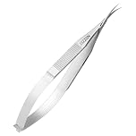 ZIZZON Cuticle Scissors Extra Fine Curved Professional Precise Pointed Tip Grooming kit for Eyebrow, Eyelash, Trim Nail and Dry Skin