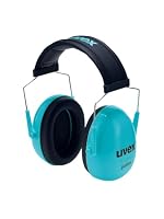 Uvex K junior - gepolsteter Kapselgehörschutz für Kinder - SNR 29 dB & längenverstellbar - blau, schwarz – Ansicht 4