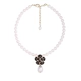 mc200cm force auto Black MISS CAMÉLIA long necklace