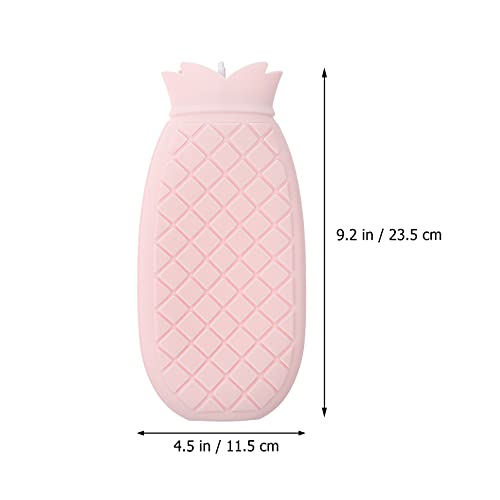 EXCEART Mini Material de Silicone Garrafa De Água Quente Saco de Água Quente Com Malha Cobertura de
