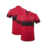 Picture of FOCO NFL Football Team Color Chest Stripe Men's Polo Shirt, Atlanta Falcons, XX-Large