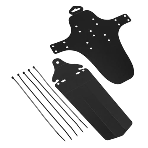 HOUDERCO 自転車用フロントリア泥除け 超薄型耐熱プラスチック製マウンテンバイクフェンダー 調節可能でなサイクリングアクセサリー