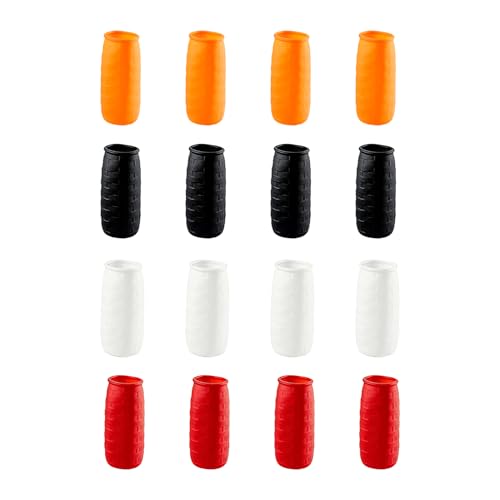 Wellrun 16 coperture in silicone a prova di perdite, tappi di tenuta riutilizzabili per bottiglie, manicotti elastici per articoli da toeletta, impediscono perdite per shampoo e balsamo