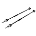 2PCS Rear Tie Rods Compatible with Jaguar XF XFR XK XJ XJ8 XJR XK XKR F-Type S-Type, Lincoln LS Replace C2D51043 1W4Z5B551AA